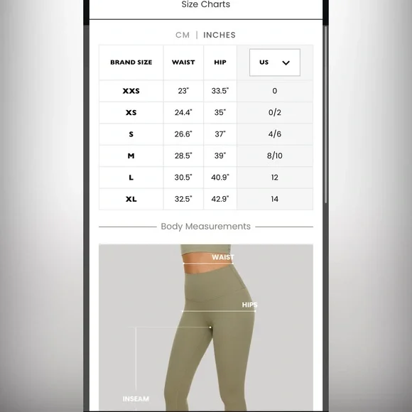 Butterluxe High Waist Flare Pocket Leggings 30.5" - Picture 4 of 4